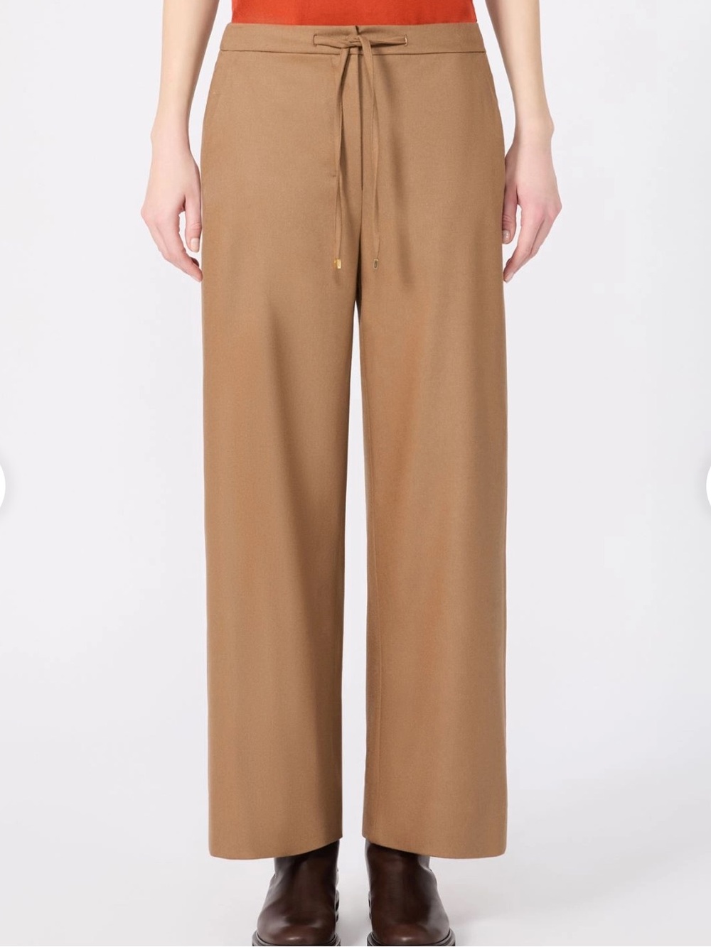 ‘S MAX MARA Stretch wool joggers  Camel Current Womens 29 10